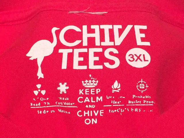 KCCO Keep Calm and Chive On Canadian Military Red T Shirt 3XL in Men's in Ottawa - Image 9