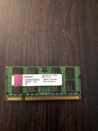  2G DDR2 666 MHz laptop ram
