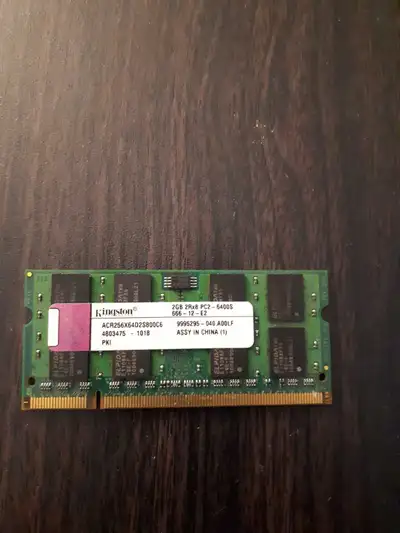 2G DDR2 666 MHz laptop ram, View more