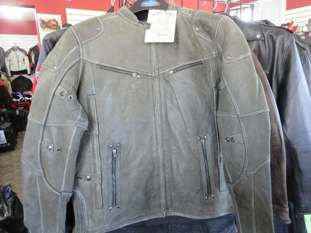 Men's Brown Distressed Leather Motorcycle Jackets in Men's in Oshawa / Durham Region - Image 4