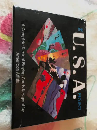 Vintage USA Project American Art Playing Cards New in Box, View more