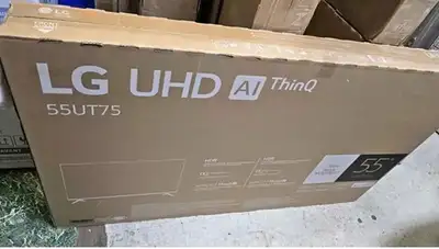 LG 55" 4K UHD WebOs Smart TV HDR10+ HGiG (55UT7570PUB) - SALE!, View more