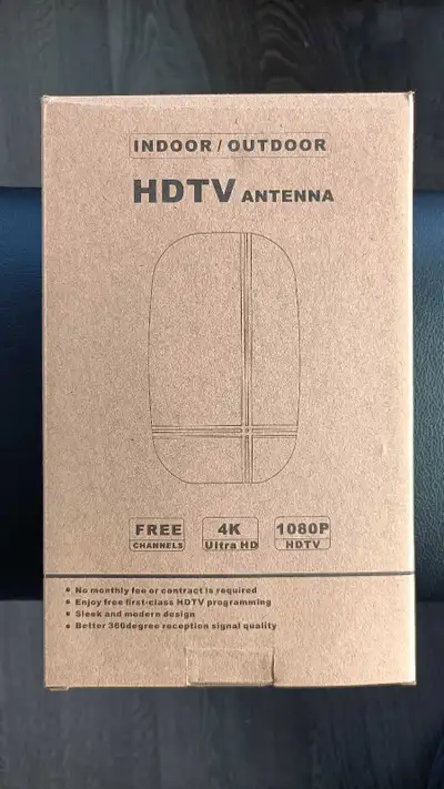 Upgraded indoor/outdoor HDTV antenna, View more
