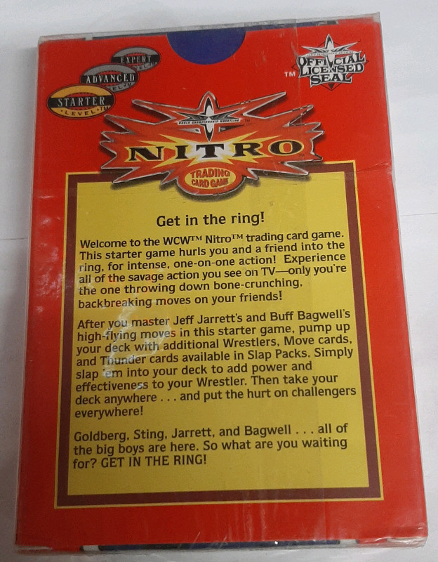 Deck de Jeu Nitro Wrestling 2000 Avec 80 Cartes Tapis Regle dans Art et objets de collection  à Trois-Rivières - Image 2