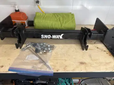 Snoway plow mounting kit for Jeep JL series Installed and used for a month before selling th Jeep. $...