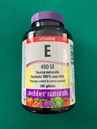 NEW SEALED Vitamin E Webber Naturals (4)