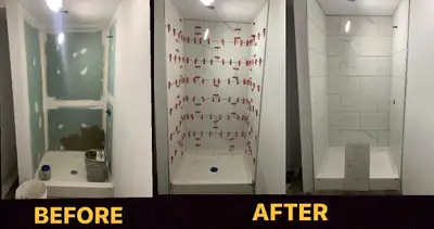 Hi everybody , if you want reasonable and quality tilejob / vinly job / bathroom renovation job call...