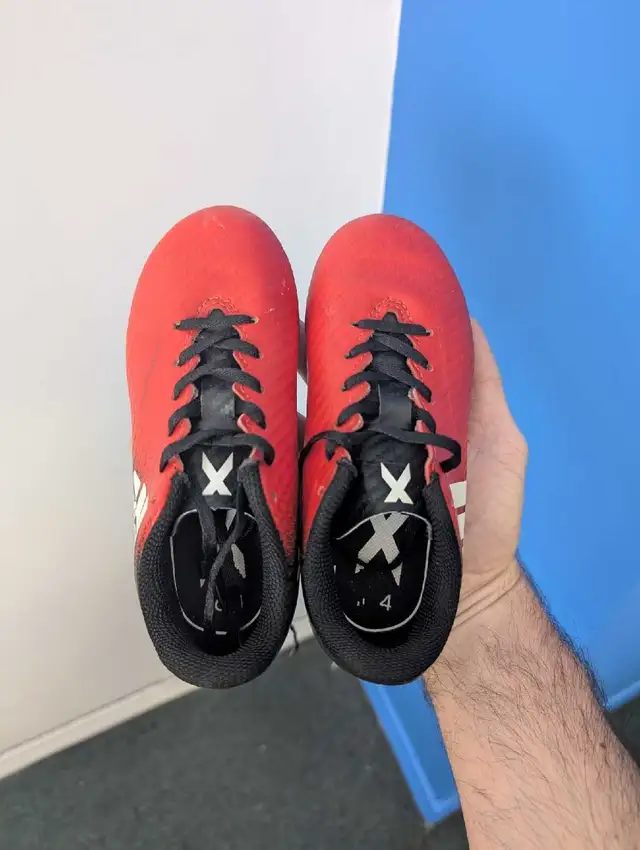 Kids Adidas X Soccer Cleats - Size 12K child in Soccer in Oshawa / Durham Region - Image 3