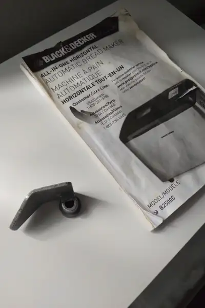 Black & Decker Bread Machine Paddle B2500C Kneading Blade, View more