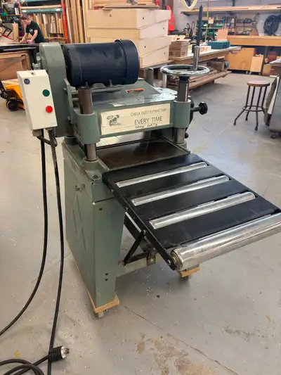 Delta 15” Planer DC-380 Model 22-680 3 HP 575 V 3 Phase This is a great work horse, but our shop now...
