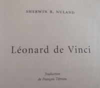 Leonard de Vinci de Sherwin B. Nuland