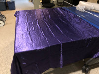 Purple Tablecloths - 9 ft Round