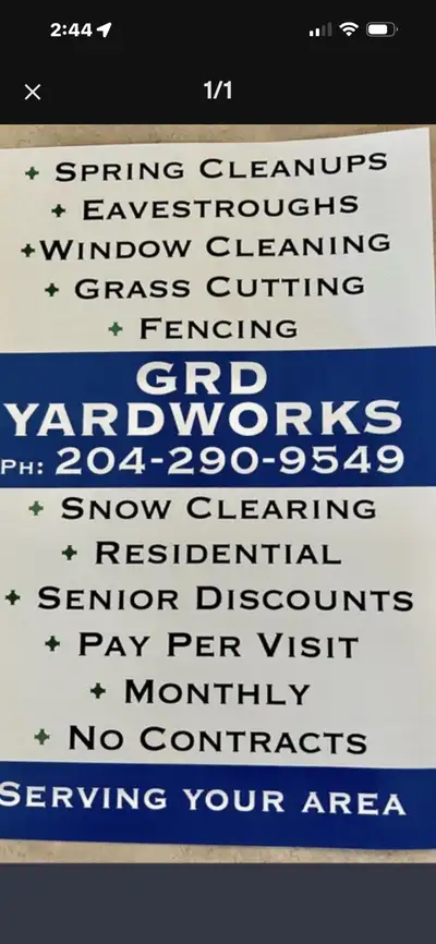 GRASS CUTTING(TRANSCONA)CITY WIDE, View more
