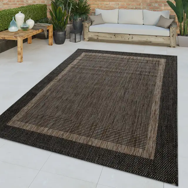 Wick St. Lawrence Rustic-Style Outdoor Area Rug  Rectangle 7'10" in Rugs, Carpets & Runners in Hamilton - Image 5