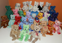 27 TY Beanie Baby Bears - $2 Each or All for $50