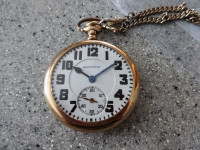 Hamilton 992 Railroad Pocket Watch 21 jewels Gold Filled Working
