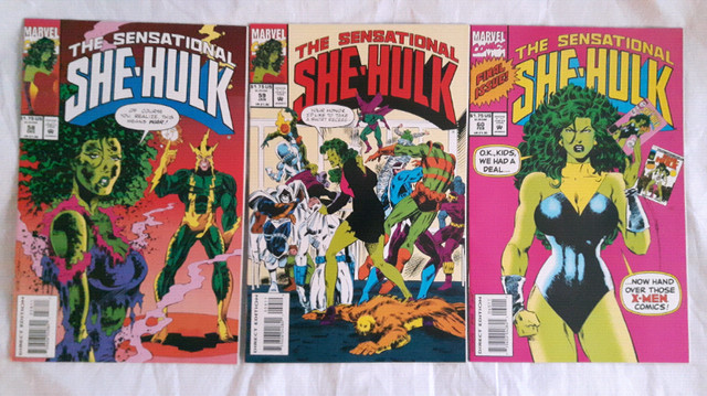 Sensational She-Hulk #58, 59, 60 (1993-94) in Comics & Graphic Novels in Winnipeg