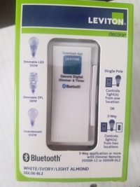 Leviton Bluetooth dimmer / timer - DDL06 BLZ