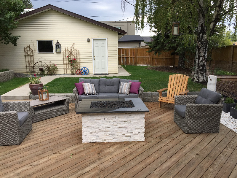 Grey Wicker 4piece Conversation Set Patio Furniture Patio & Garden