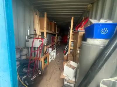 Sea Can Full of plumbing supplies, View more