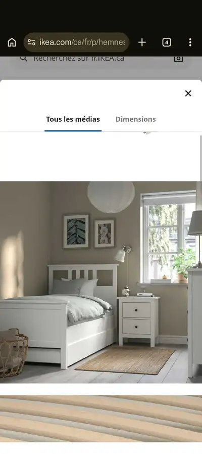 set chambre lit simple Ikea , View more