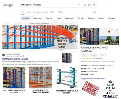 STRUCTURAL CANTILEVER RACKS AND ROLL FORMED CANTILEVER RACKING., View more