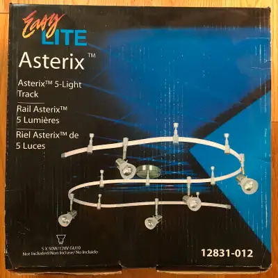 EasyLite Asterix Flexible 5-light Track Light GU10, View more