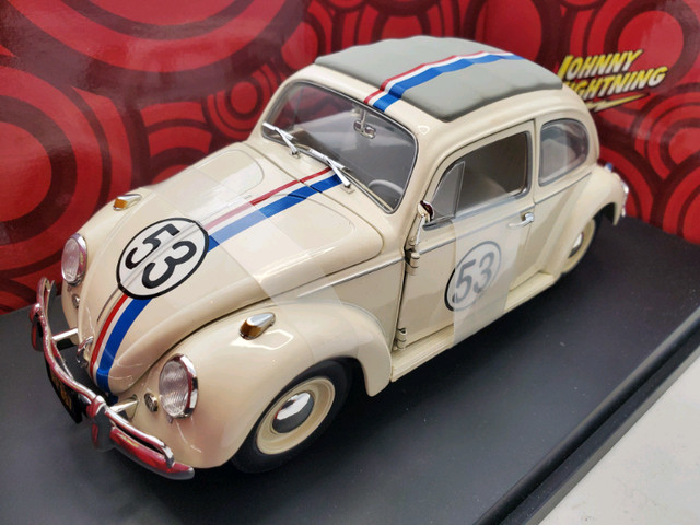 1:18 Diecast Johnny Lightning RC2 Herbie VW Beetle Disney #53 in Arts & Collectibles in Kawartha Lakes - Image 2