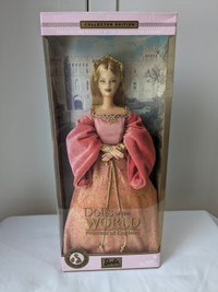 Barbie doll collectible England Dolls of the World