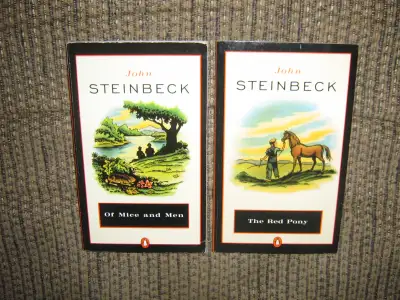 OF MICE AND MEN AND THE RED PONY BY JOHN STEINBECK PAPERBACK LOT, View more
