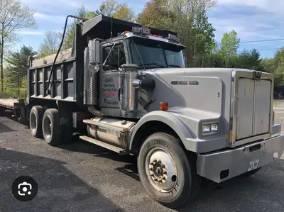 Looking for pre mission dump truck. Preferably plumbed for float. International, freight liner, west...