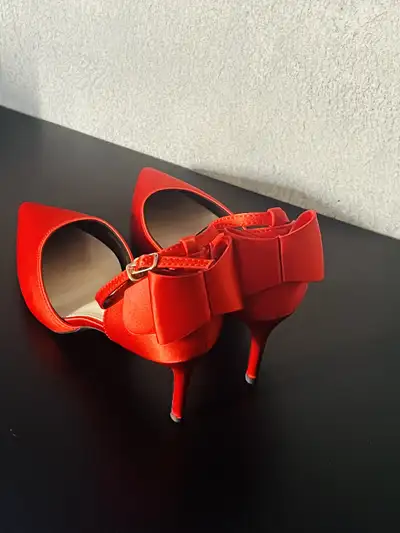 Women’s Red Heels-Size 10, View more
