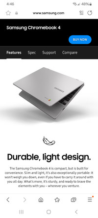 *NEW Samsung Chrome Notebook 4