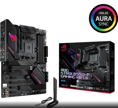 Asus ROG STRIX B550-F GAMING WIFI II AMD AM4 (3rd Gen Ryzen) ATX Gaming Motherboard (PCIe 4.0,WiFi 6...
