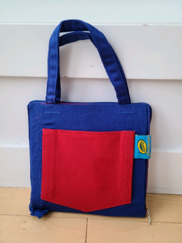 Doodlebugz Crayola Doodlebag Craft Purse/Bag - Red and Blue