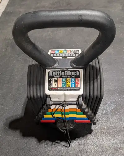 PowerBlock KettleBlock Adjustable Kettlebell (12-40lbs), View more