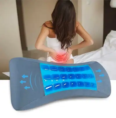 Lumbar Support Pillow for Bed Relief Lower Back Pain, Back Pillow for Sleeping, Medical Pillow, Wais...