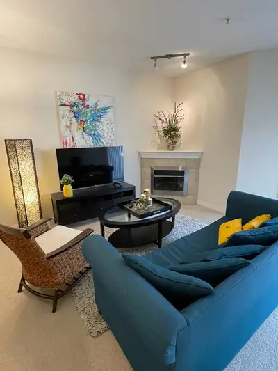 Beautiful 1 bedroom plus den main floor condo near downtown Edmonton. This main floor apartment is f...