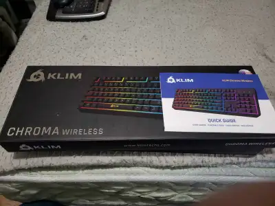 Kim RGB Wireless keyboard & MSI wired mouse, View more