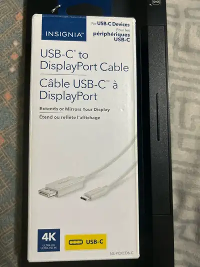 Insignia USB-C to DisplayPort Cable, View more