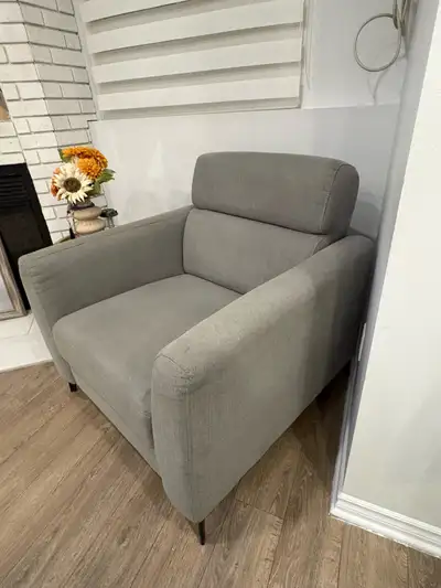 Grey Armchair, View more