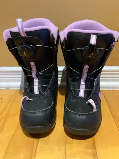 K2 size 12 girls snowboard boots, View more