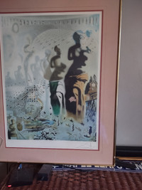 Dali signed and numbered lithograph