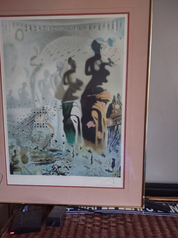 Dali signed and numbered lithograph in Arts & Collectibles in St. Catharines