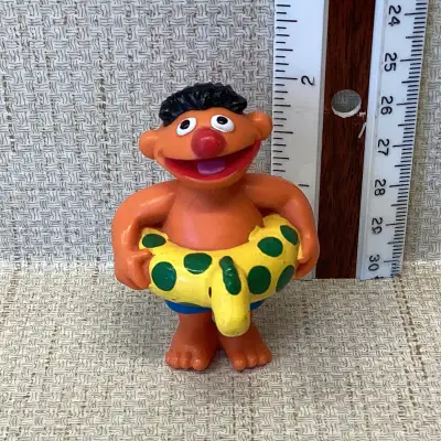 Vintage McDonalds Sesame Street Muppet Swimmer Ernie Meal Toy, View more