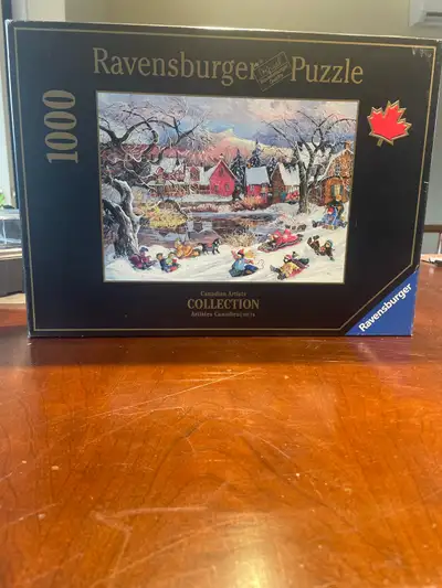 Puzzle Ravensburger artiste canadien la glissade Pauline Paquin, View more