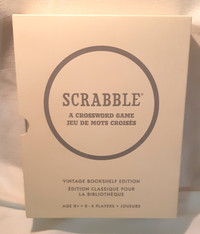 Winning Solutions Scrabble Linen Book Vintage Edition Board Game