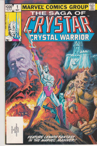 Marvel Comics - Saga of Crystar, Crystal Warrior - 7 comics.