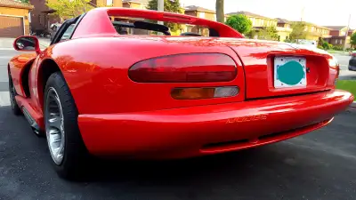 1993 Dodge Viper with 19,495km in pristine original shape, great investment car, comes with soft roo...