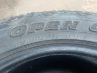 4 Used LT 295 60 R20 Toyo Open Country A/T 2  Xtreme 7/32 thread